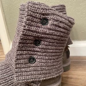 Knit UGG boots